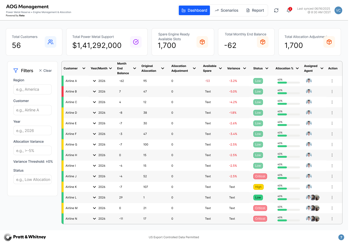 Enterprise Supply Chain App &mdash; Detail view